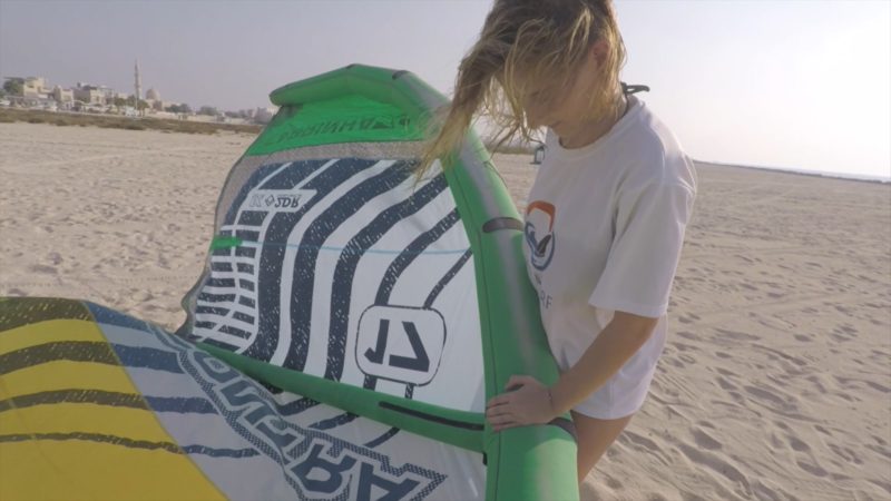 kite surf basics kite inflating pressure