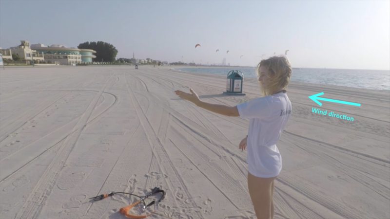 kite surf basics lines setup with bar position