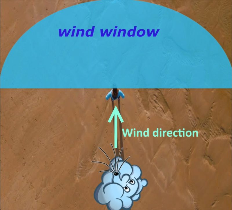 wind direction and wind window