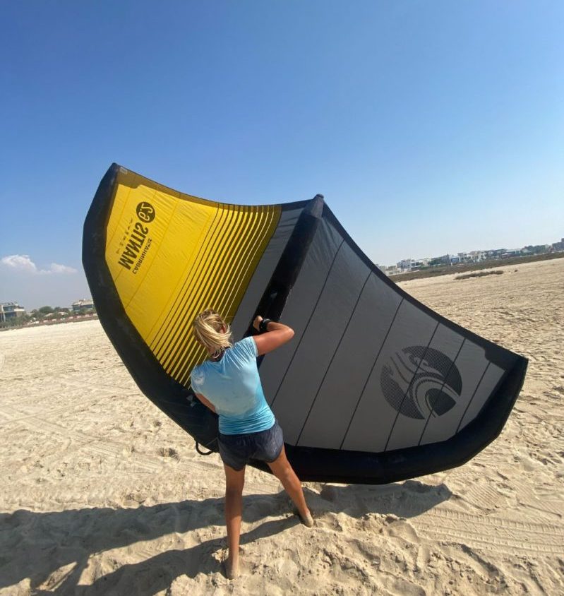 common mistake in wing surfing Wing foil lessons in Dubai 