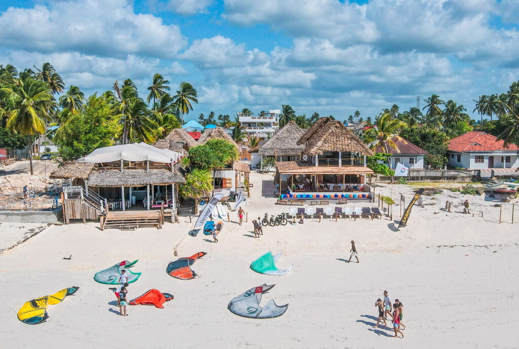 Kite surf school in Zanzibar