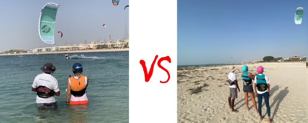 PRIVATE KITE SURFING LESSONS VERSUS GROUP KITE SURF LESSONS IN DUBAI