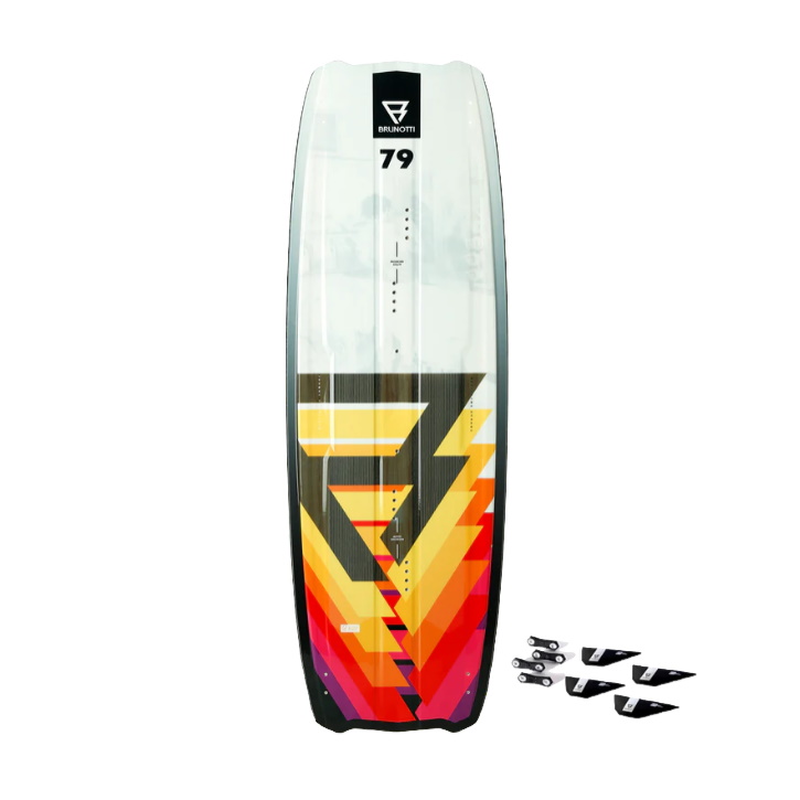 2023 Brunotti Dimensions 79 G10Fins Uni Kiteboard