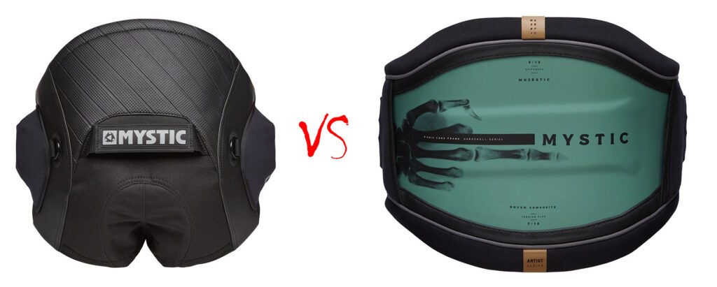 MYSTIC SEAT HARNESS VERSUS MYSTIC WEIST HARNESS